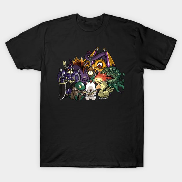 Kupò's Fantasy Literature Club no text T-Shirt by KinkajouDesign